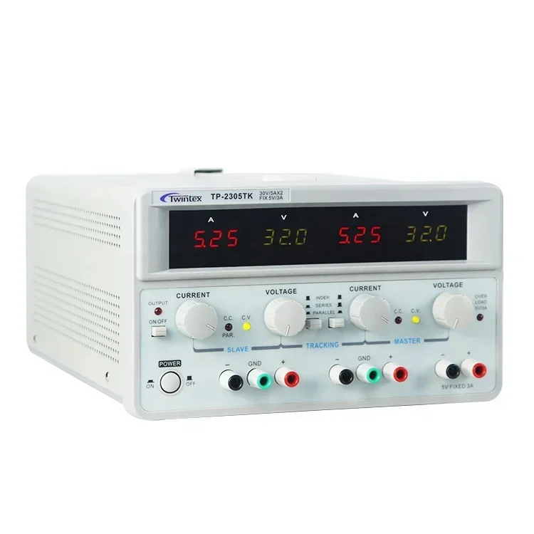 Dual Channel Linear Power Supply 30V 5A - 2026/Twintex TP-2305E 300W Symmetric Linear Lab