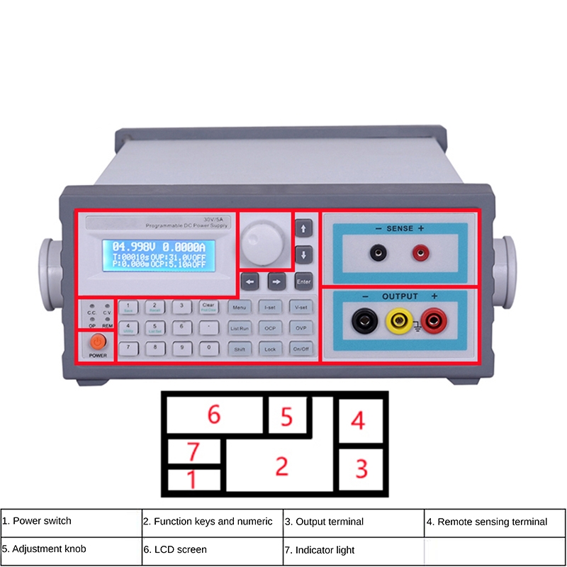 Laboratory adjustable 30V 60V  - Programmable Dc Power Supply 60V 10A review and price