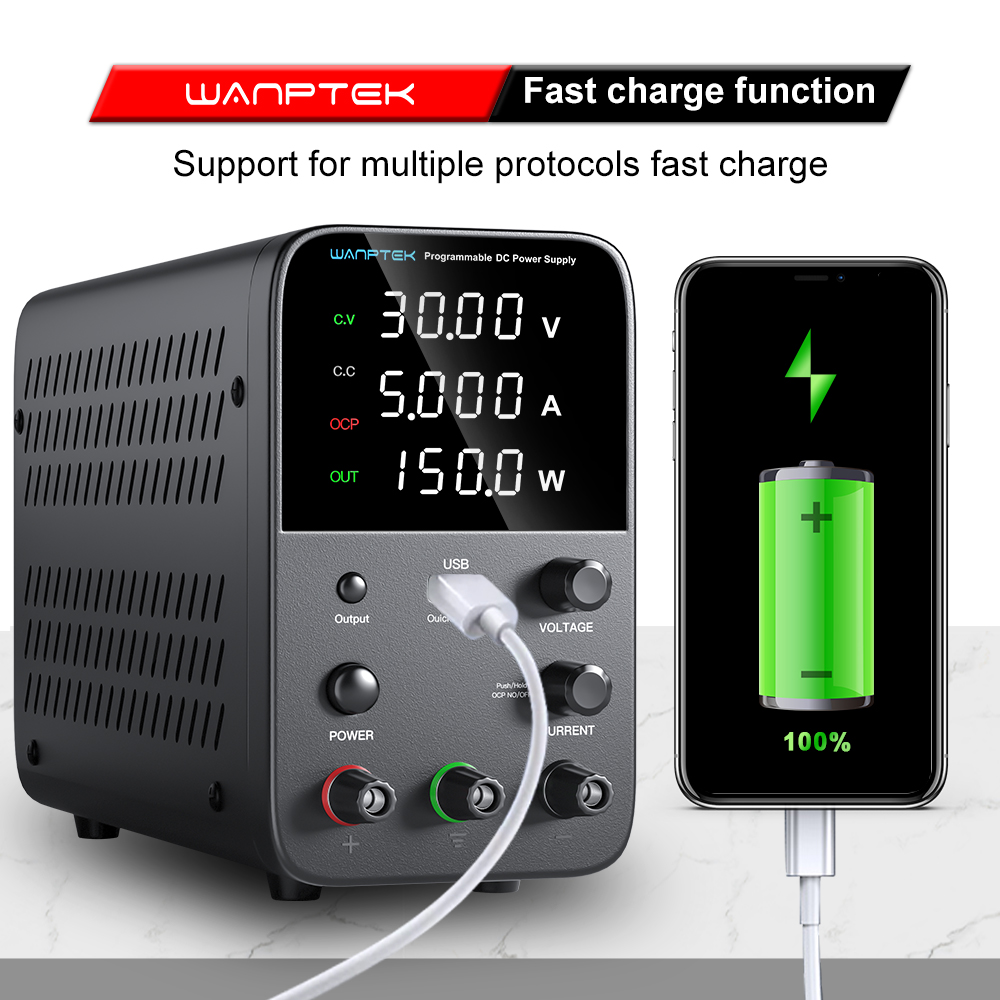 Wanptek Laboratory Power Suppl - Programmable Dc Power Supply 60V 10A review and price