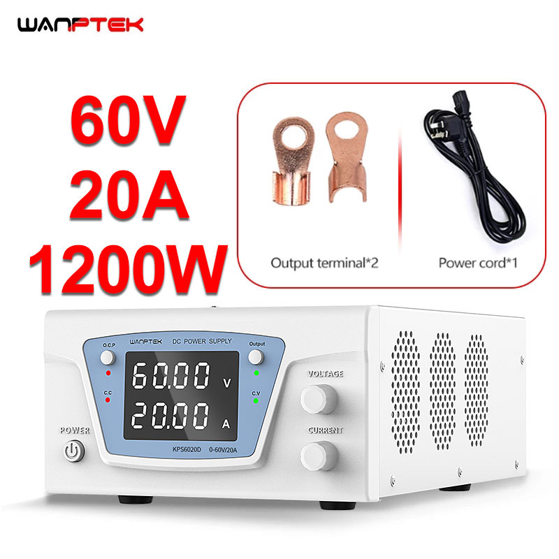 Wanptek Lab DC Power Supply Ad - High Power 60V 20A Bench Power Supply review and price