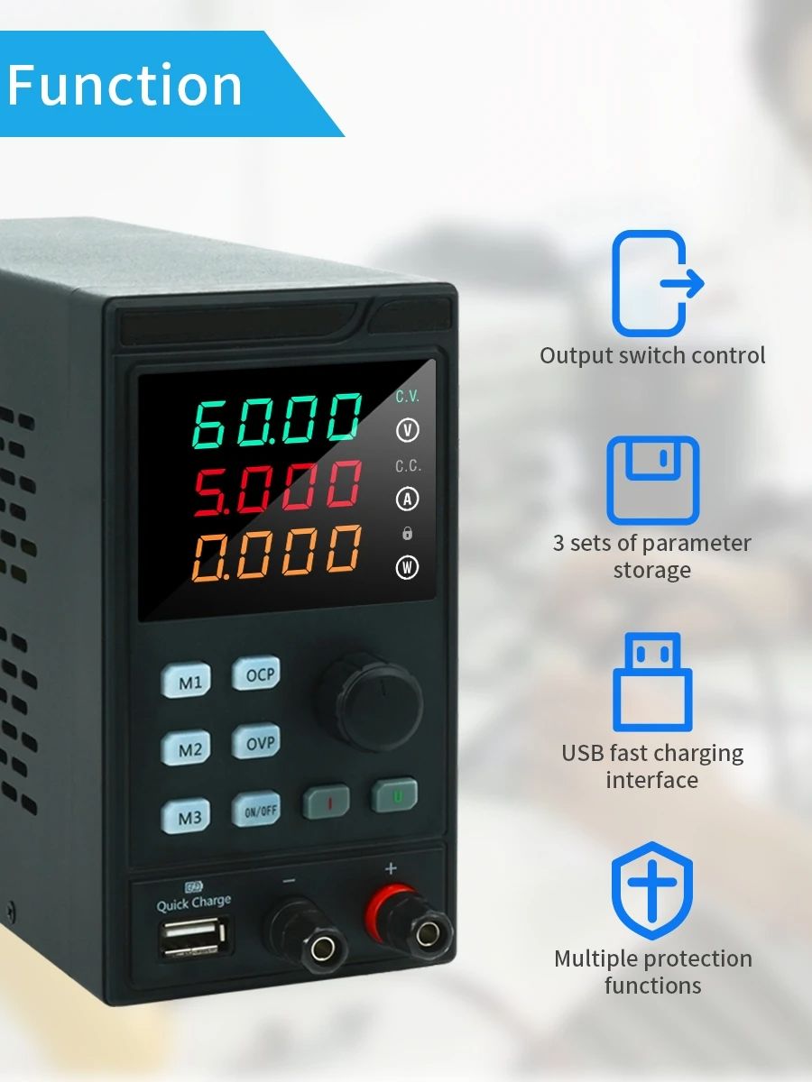 MYAMI 30V 32V 10A with USB/RS4 - Programmable Dc Power Supply 60V 10A review and price