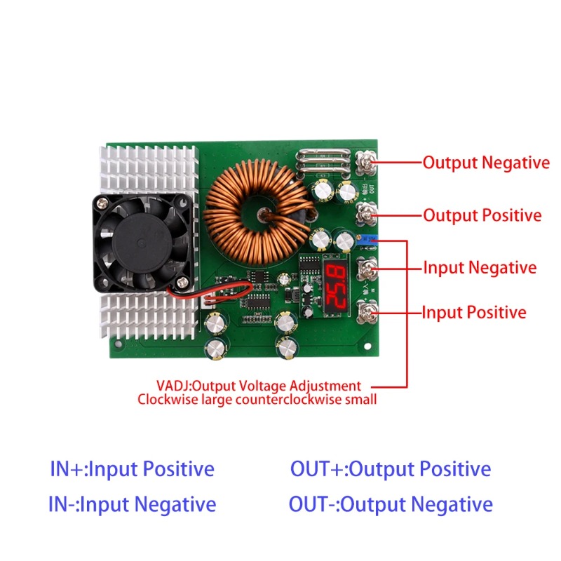 1000W 50A DC-DC Buck Converter - Step Down Dc Power Supply Module 1000W review and price
