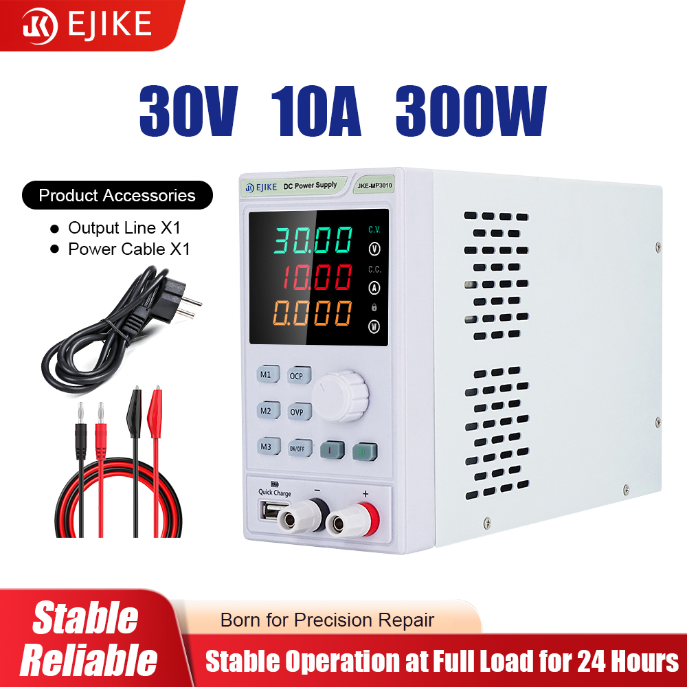 EJIKE DC Power Supply 300W Pro - Programmable Dc Power Supply 60V 10A review and price